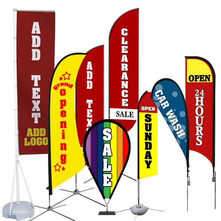 advertising flags in Dubai
