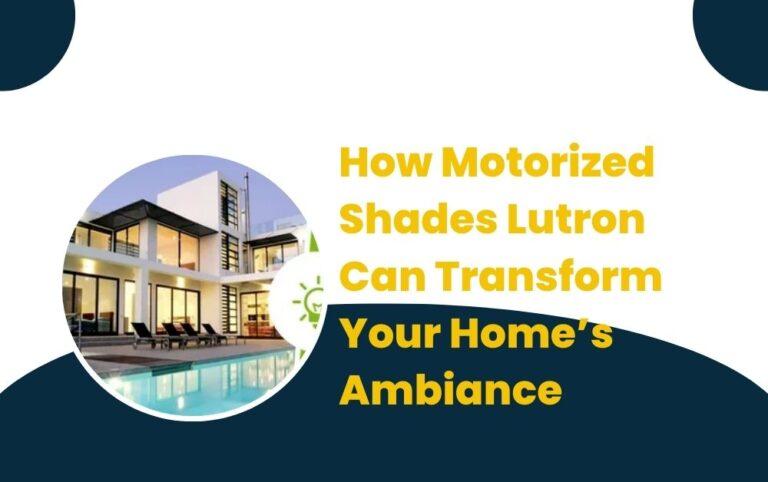 motorized shades lutron