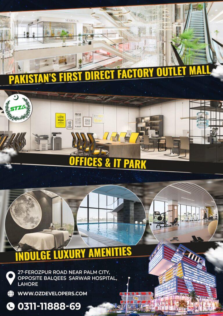 Apartment Amenities in Lahore: A Project by OZ Developers