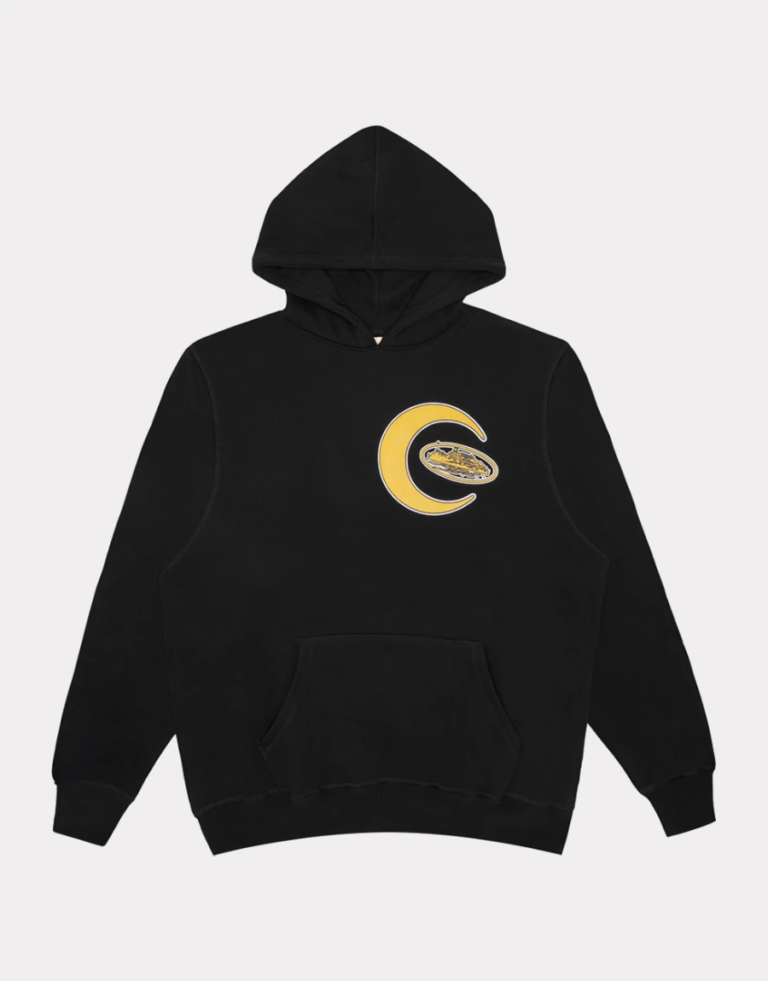 Corteiz Crescent Hoodie – Black