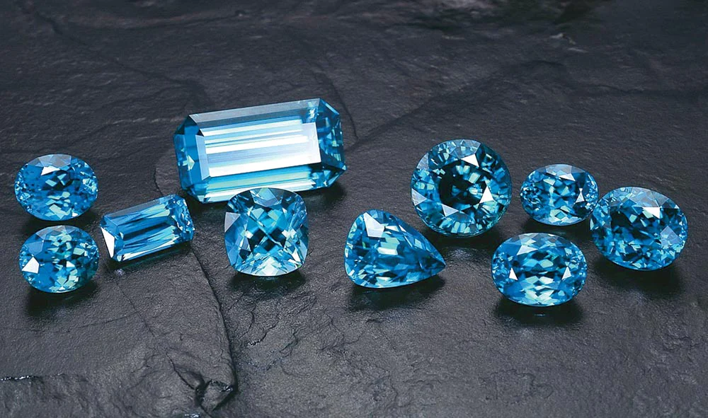 Blue zircon Blue zircon