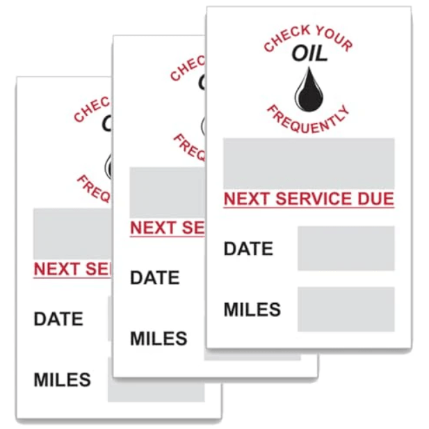 Custom Oil Change Stickers: A Simple Tool to Boost Business