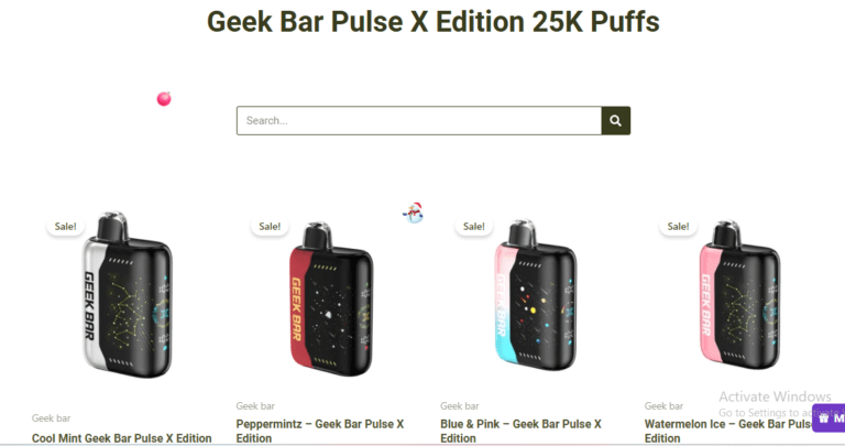 geek bar pulse x flavors
