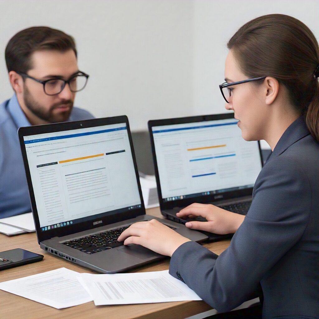 professionals working on laptop 1 What Are CIA Exam Fees? A Detailed Overview for Aspirants