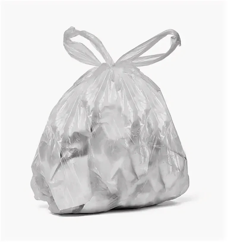 White garbage bags
