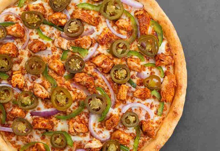 chicken fajita pizza