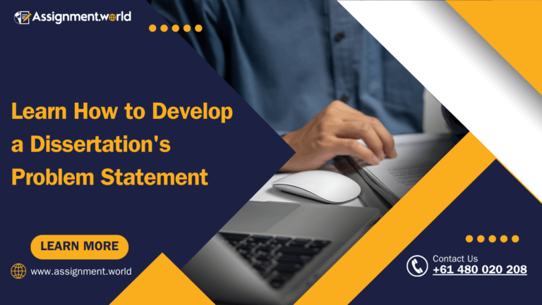Learn How to Develop a Dissertation's Problem Statement