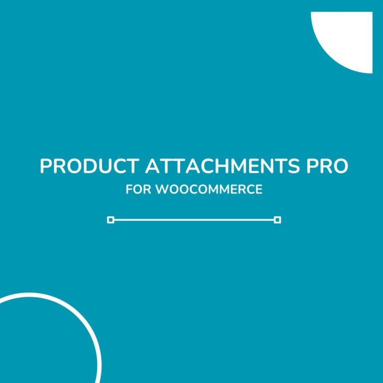 woocommerce product attachments