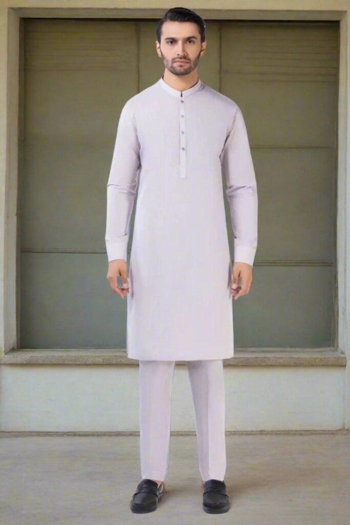 White Kurta Pajama For Men How to Style Men’s White Kurta for Wedding – Ultimate Guide with Hinz.pk Premium Wash-n-Wear Cotton Kurta Pajamas