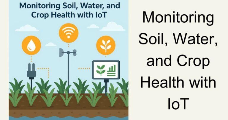 Monitoring Soil, Water, and Crop Health with IoT
