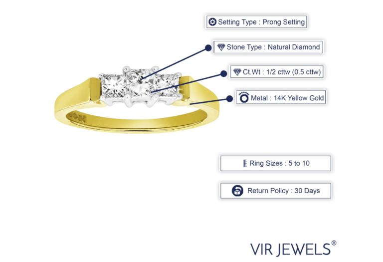 Vir Jewels Diamond Engagement Rings in Yellow Gold – Vir Jewels 