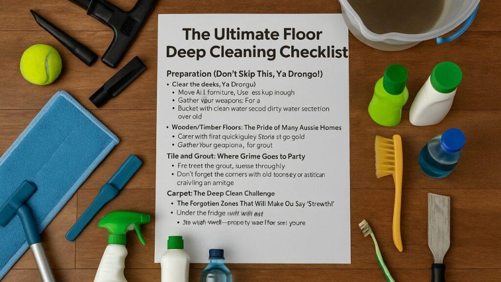 The Ultimate Floor Deep Cleaning Checklist