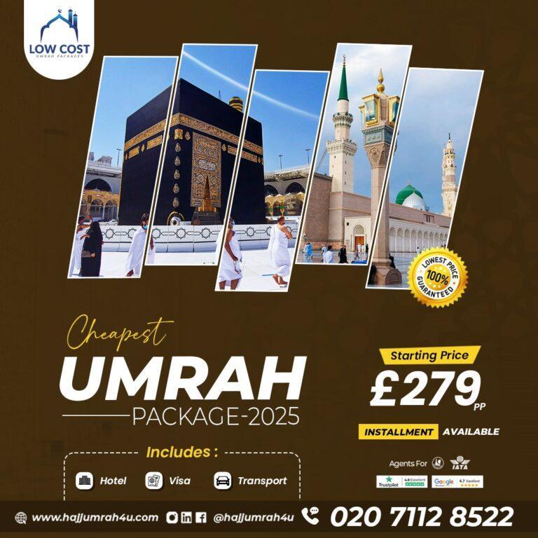 Cheap 4 Star Umrah Packages
