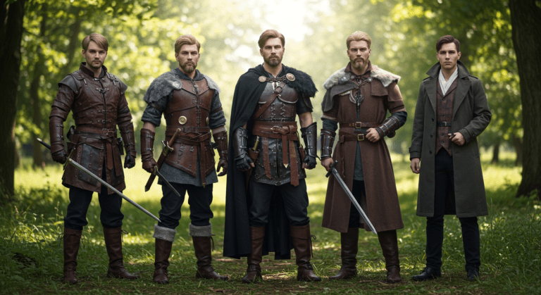 Discover how male cosplay influencers are dominating 2025 with handcrafted leather armor, dark fantasy costumes, and original character builds. Join the movement.