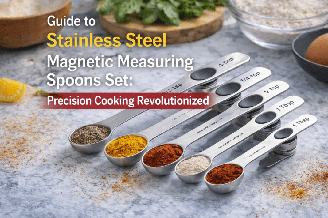 Complete Guide to Stainless Steel Magnetic Measuring Spoons Set: Precision Cooking Transformed