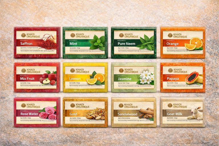 Discover the Natural Goodness of Khadi Organique Soaps