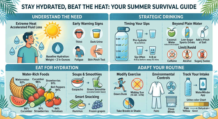 Mastering Summer Hydration: Essential Strategies to Stay Cool When Heat Hits Hard