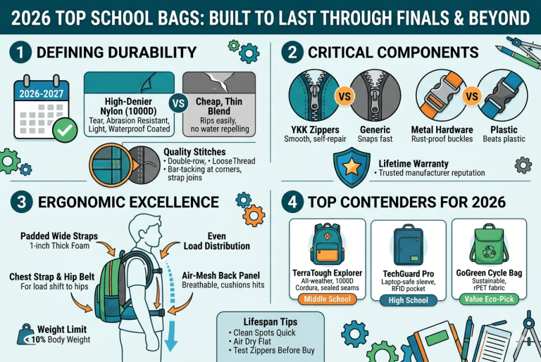 The Ultimate Guide to the Top School Bags That Last All Year in 2026