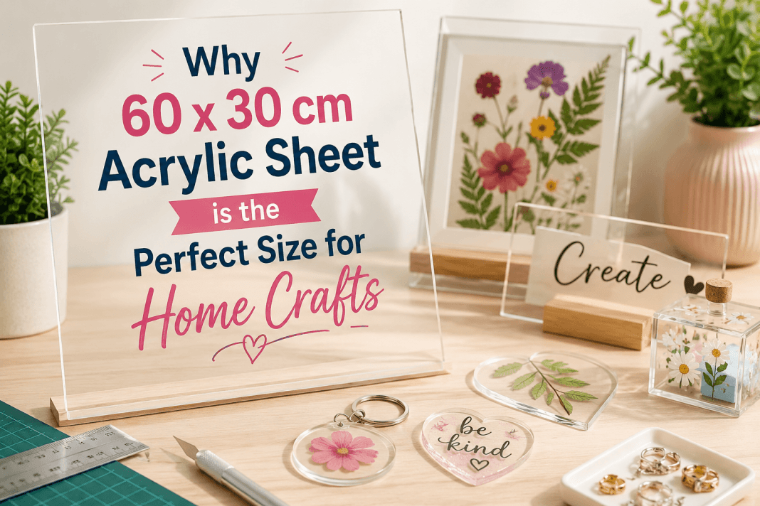 Why 60 x 30 cm Acrylic sheet is the Perfect Size for Home Crafts Why 60 x 30 cm Acrylic sheet is the Perfect Size for Home Crafts